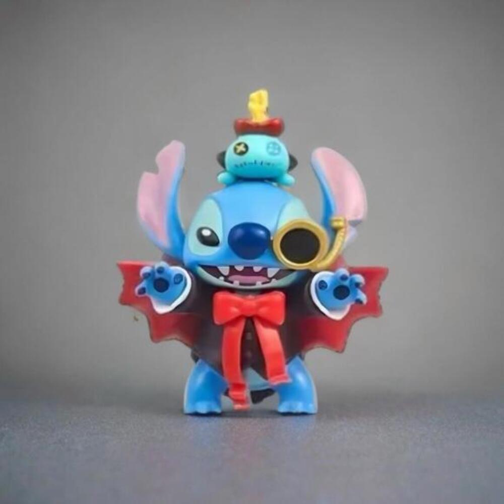 Stitch Figurine - Vampire Costume With Scrump 3” Cute Halloween